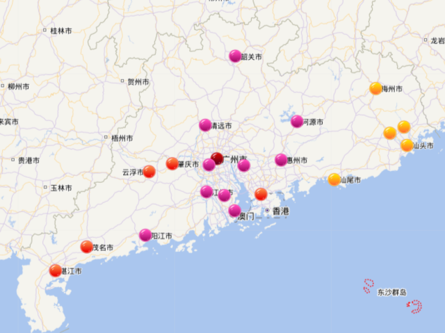 北方沙尘越过南岭，广东多地出现不同程度空气污染 