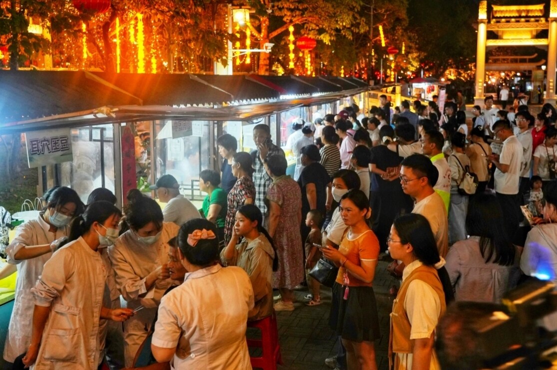 全国顶流大V体验惠州“健康夜市”，直呼：神奇！
