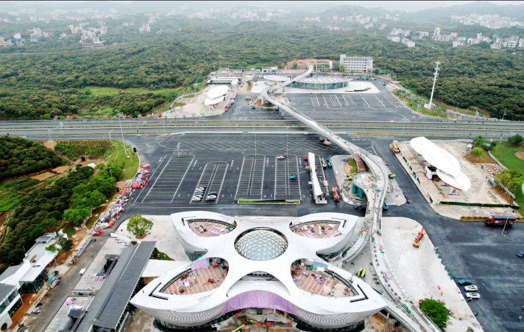 中国荔乡添新景 ！广东柏桥服务区顺利竣工