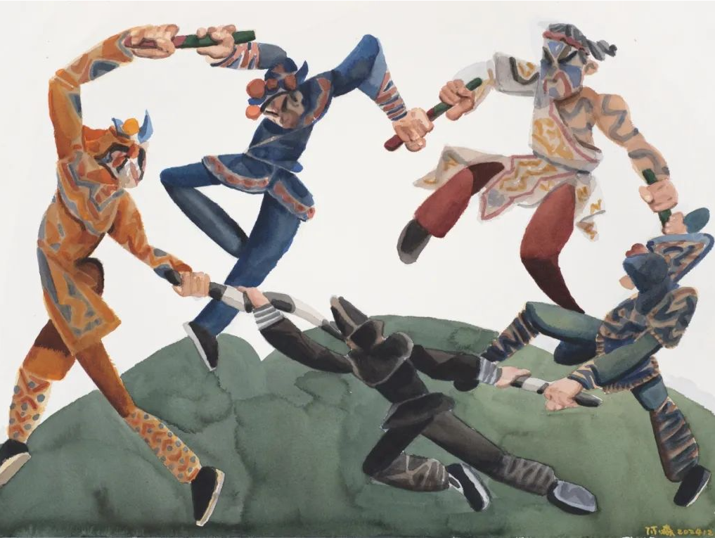 展览正当时｜陈森个展“潮涌·舞动”：一场跨越时空的对话正在酝酿