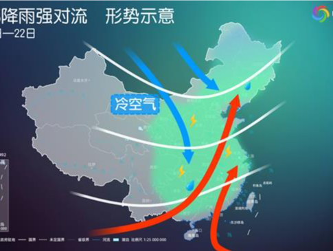 未来一周将有两股冷空气影响我国，南方还有两轮强降雨