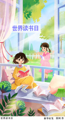 （图表·漫画）世界读书日丨世界读书日