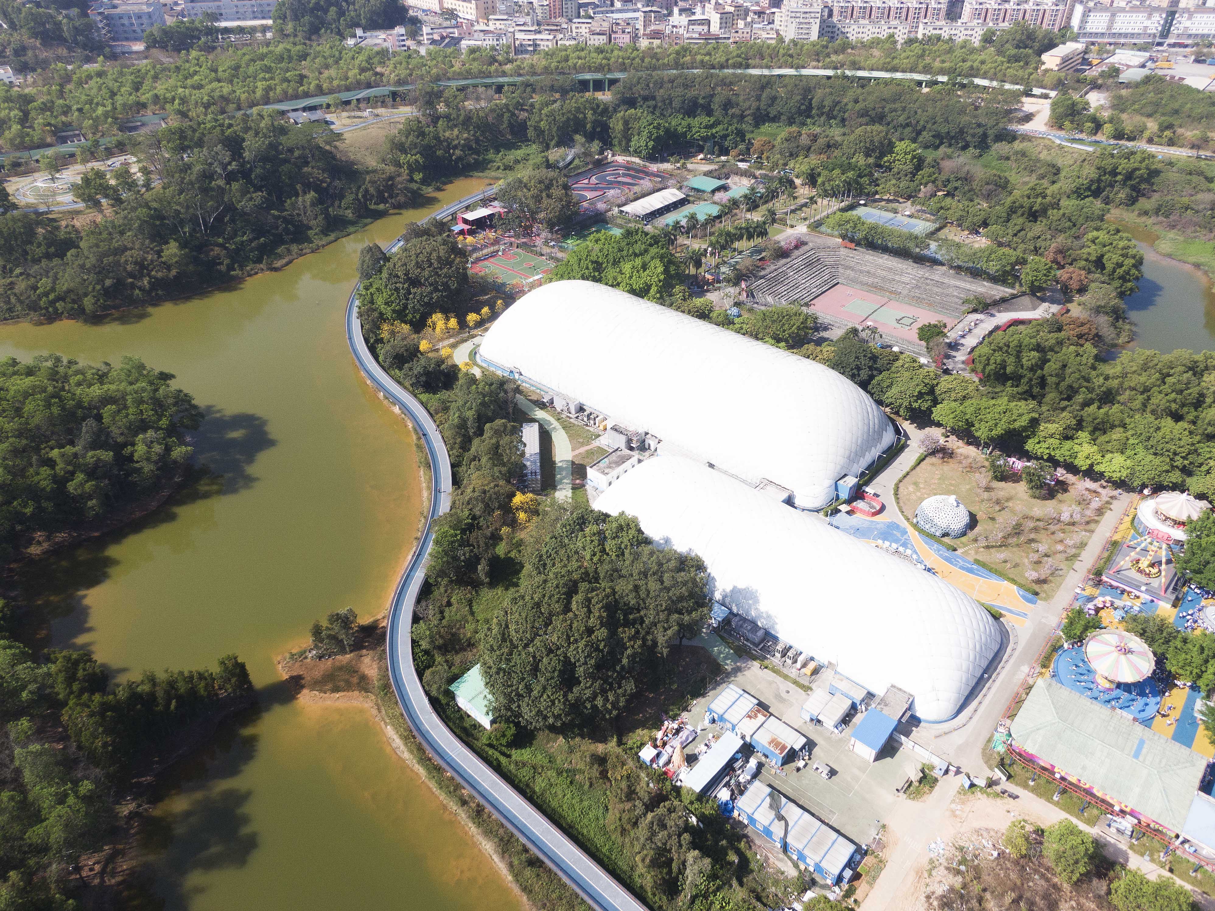 观澜牛湖碧道打造创意滨水空间