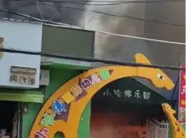 一幼儿园发生火灾？当地澄清：不是幼儿园，是旁边商铺起火｜有料