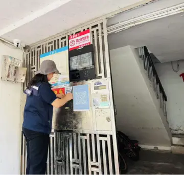 桂园街道开展房屋编码梳理维护工作