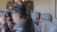 朝鲜演练远程炮及导弹系统，金正恩指导训练