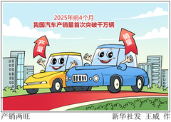 （图表·漫画）产销两旺
