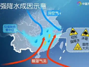 明起南方降雨明显增多，五一假期返程留意交通安全