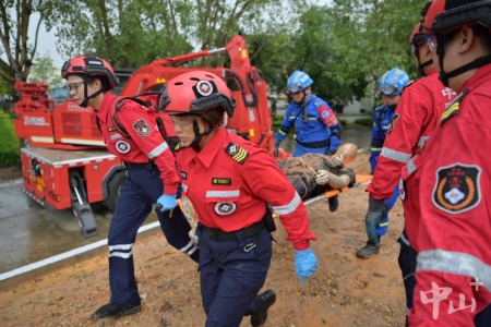 模拟地震滑坡双险情！中山举行2025年度防震避险暨地质灾害应急演练