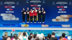 新华全媒+｜星光闪耀！中国跳水梦之队亮相世界杯总决赛