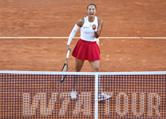 （体育）（3）网球——WTA1000罗马站：郑钦文晋级16强
