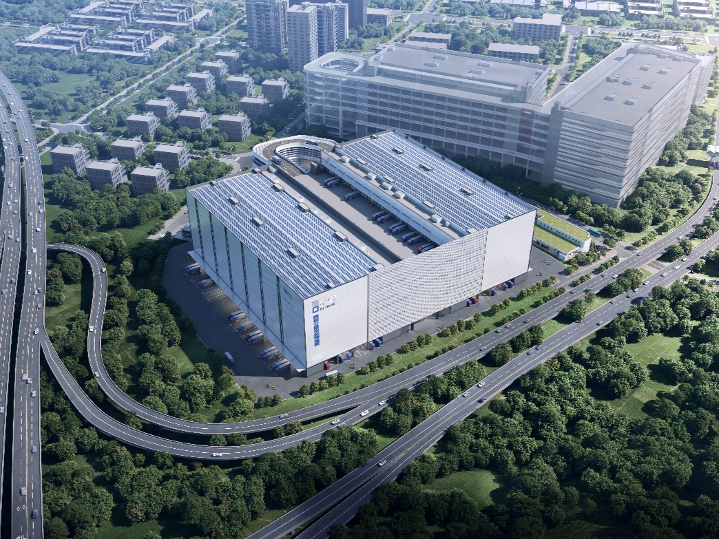 深国际西部公路枢纽物流园顺利封顶
