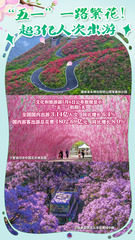 （图表·海报）新华全媒＋丨“五一”一路繁花！超3亿人次出游