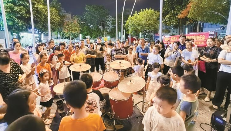 马山头社区邻里音乐会其乐无穷