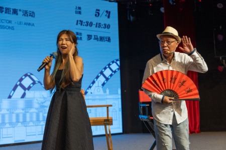 吸引数百粉丝齐聚！李力持、雷安娜在中山影视城共叙光影流金