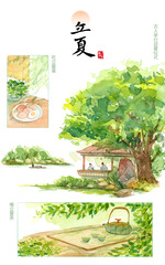 （图表·插画）图说节令·立夏丨迎夏