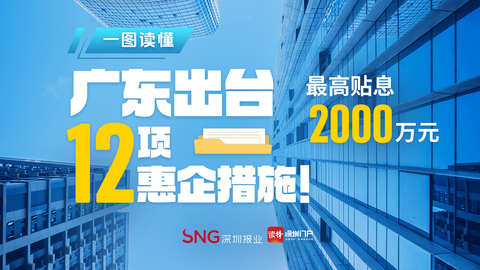 一图读懂｜广东出台12项惠企措施！最高贴息2000万元 