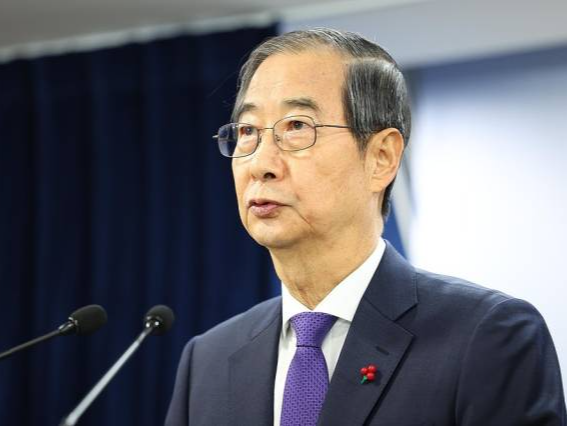 韩国代总统、国务总理韩德洙宣布辞职