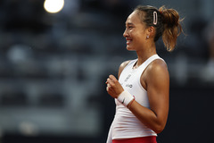 （体育）（3）网球——WTA1000罗马站：郑钦文晋级16强