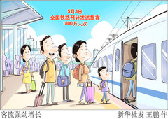 （图表·漫画）客流强劲增长 