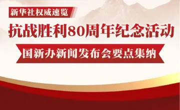 抗战胜利80周年纪念活动国新办新闻发布会要点集纳