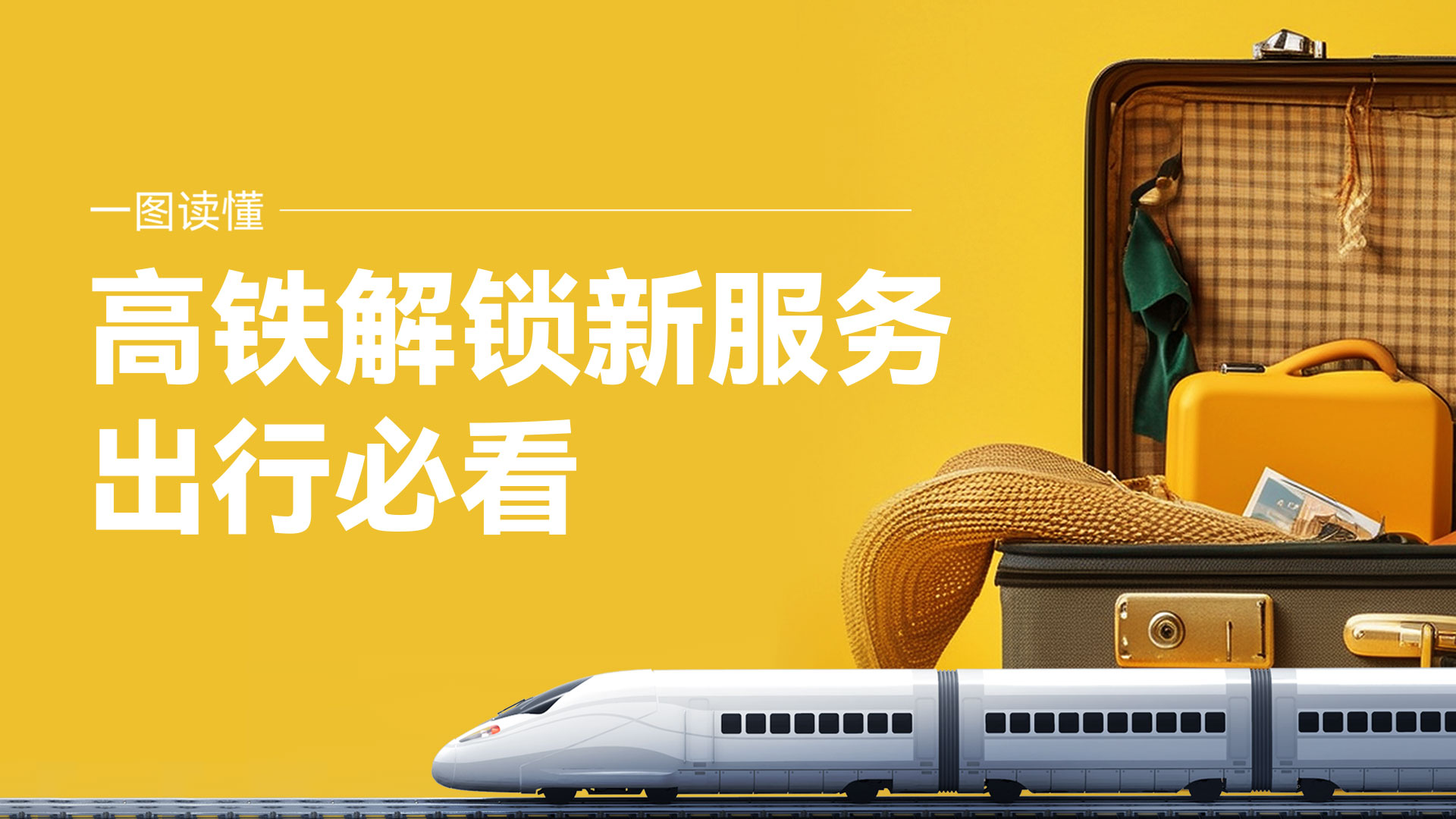 一图读懂｜高铁解锁新服务，出行必看→