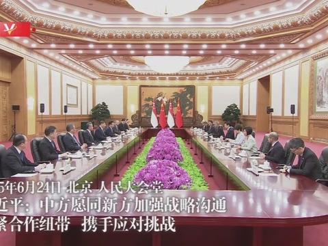 习近平：中方愿同新方加强战略沟通 拉紧合作纽带 携手应对挑战