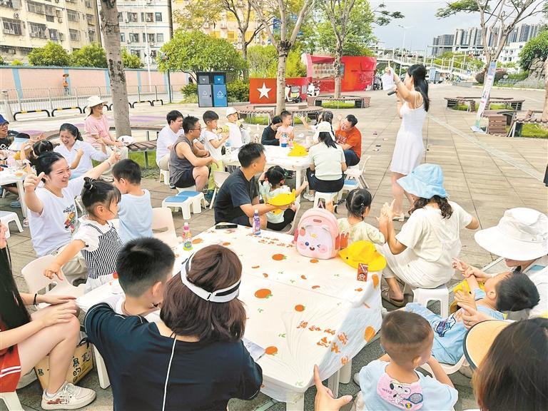 东坑社区亲子参加郊游活动