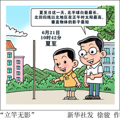 （图表·漫画）星空有约｜“立竿无影”
