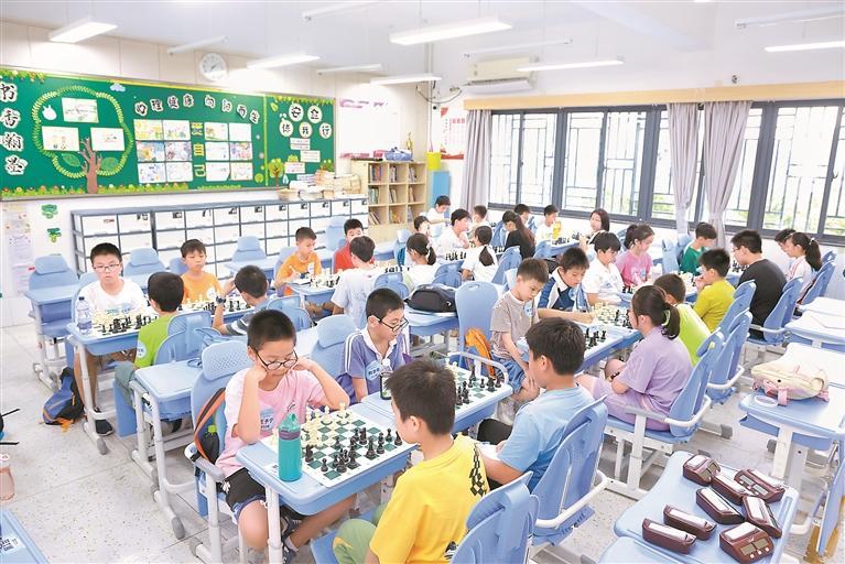 323名鹏城小棋手光明对弈