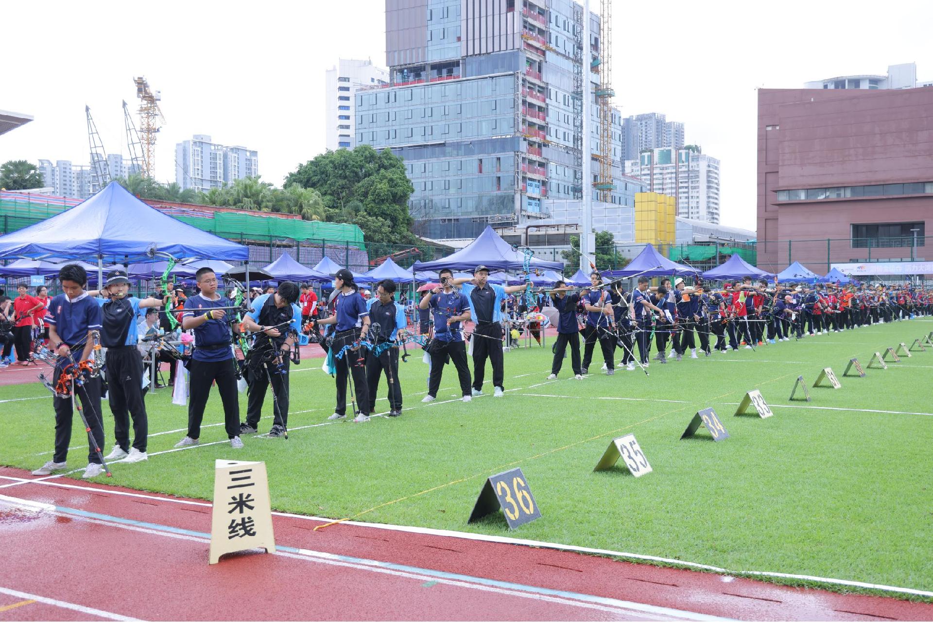 十五运射箭测试赛在深圳火热开赛