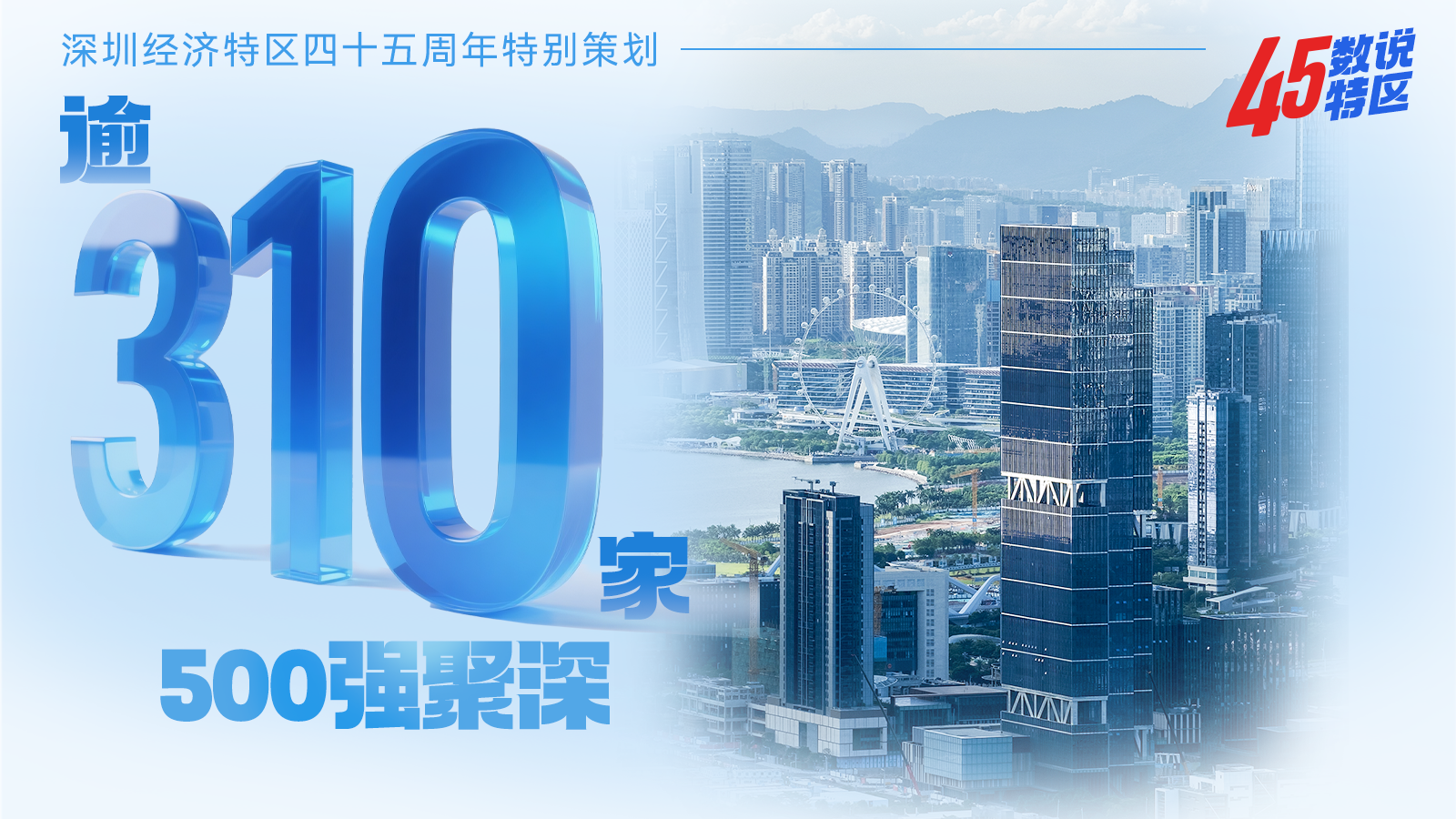 （7月20日早9点发）逾310家500强聚深 | 45数说特区⑧