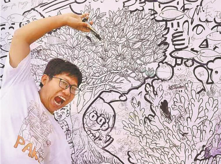 我是深二代 | 插画师、策展人王荣志鹏：“画出身边的小美好，剩下的交给时间”