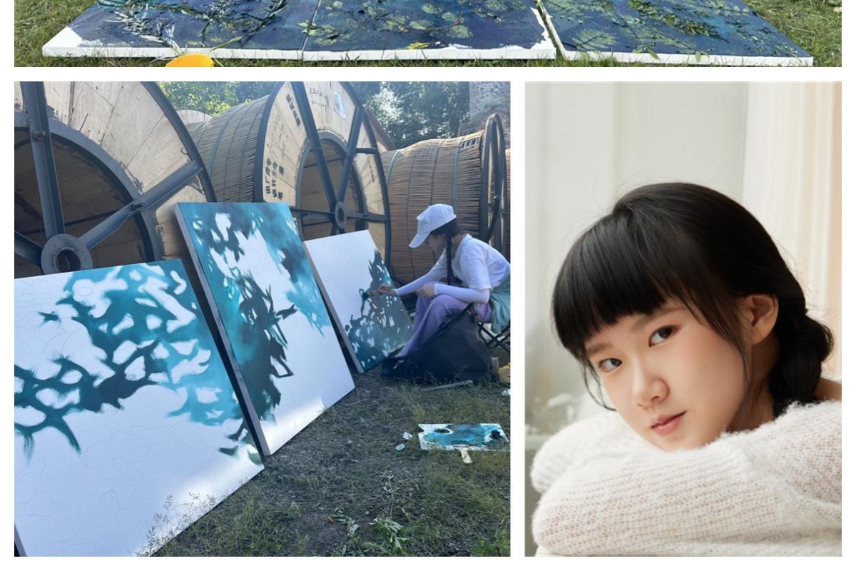 深圳13岁少女画家黄朱青子双喜临门:东京办个展＆画作入选深圳中考试卷‌