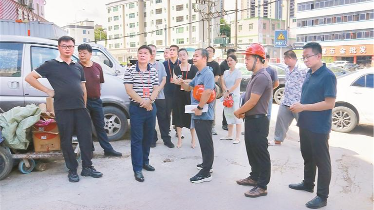 观湖街道：帮白鸽湖路“解题” 为安元大道“支招”