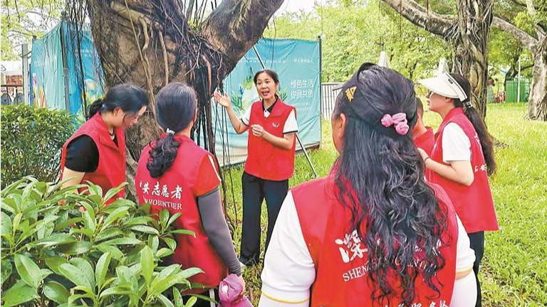 让环保实践从课堂走向公园绿野，50余名志愿者开启自然研学之旅