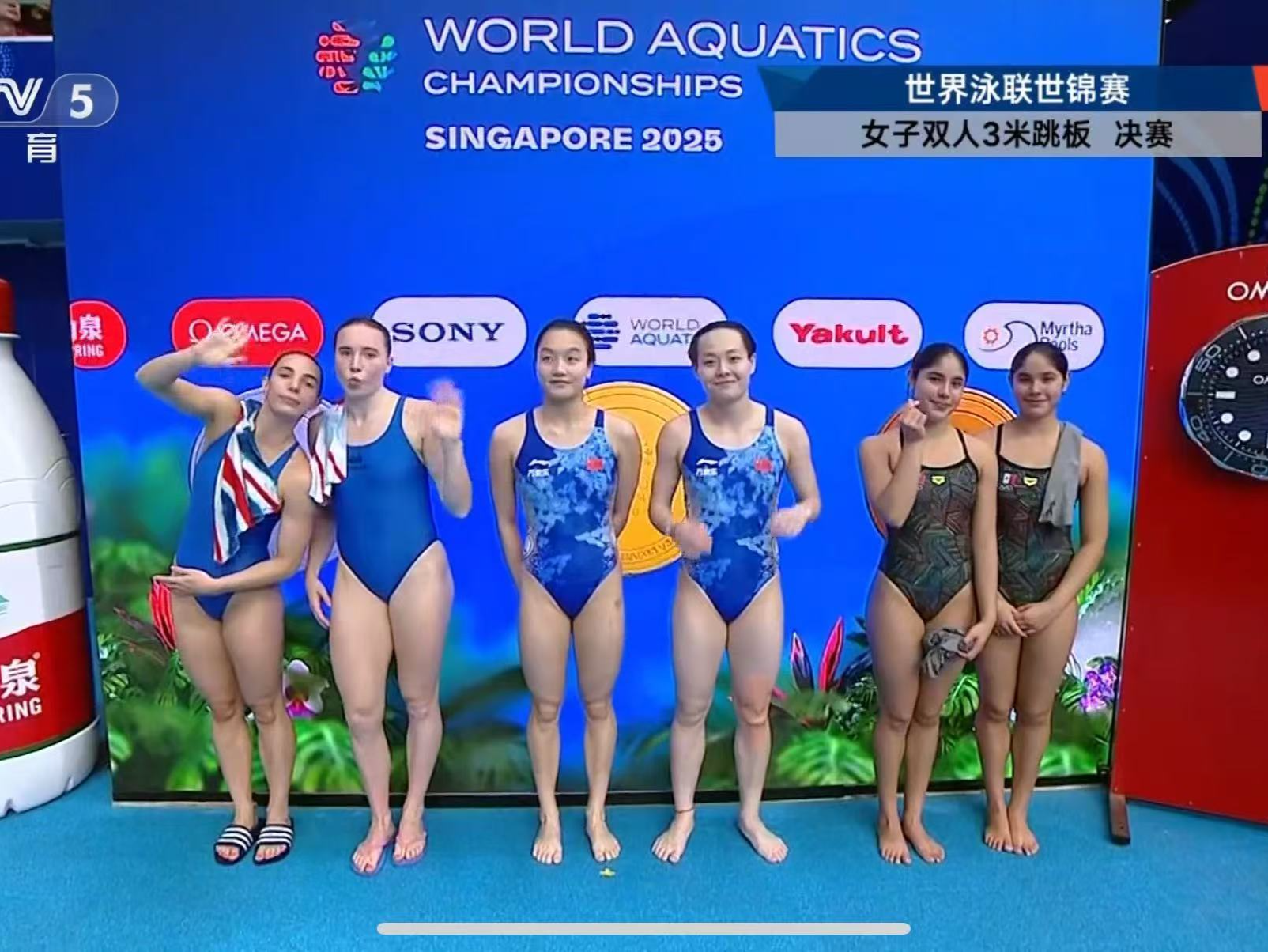 金牌+1！陈艺文/陈佳夺得世锦赛女子双人三米板冠军