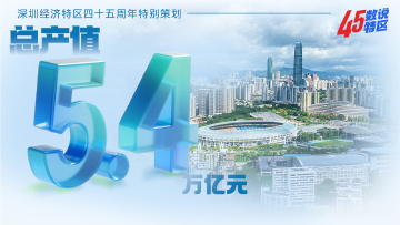 总产值5.4万亿元  | 45数说特区②