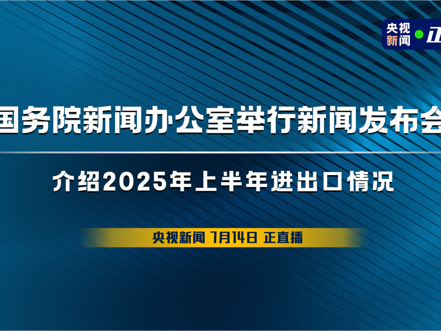 国新办举行发布会介绍2025年上半年进出口情况