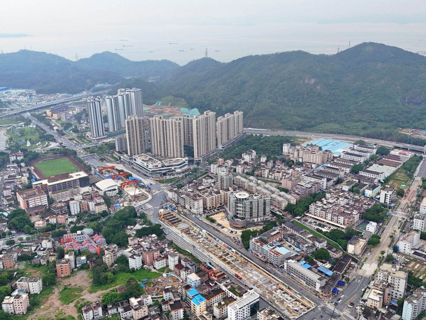 深惠城际大鹏支线5座新建车站全部封顶