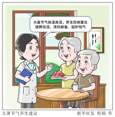 （图表·漫画）大暑节气养生建议