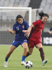 （体育）（9）足球——东亚杯：中国女足胜中国台北女足