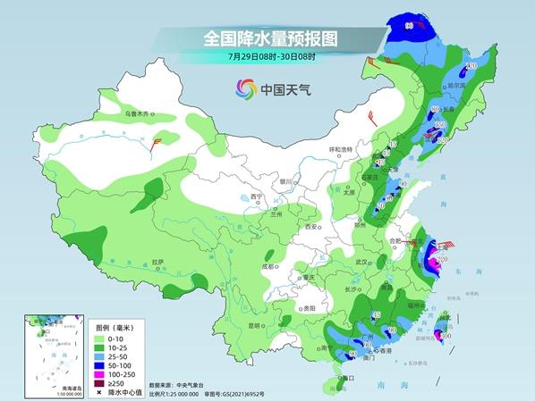 华东地区台风雨持续，陕川渝等地有40℃高温酷热天气 