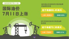 （图表）国际油价7月11日上涨