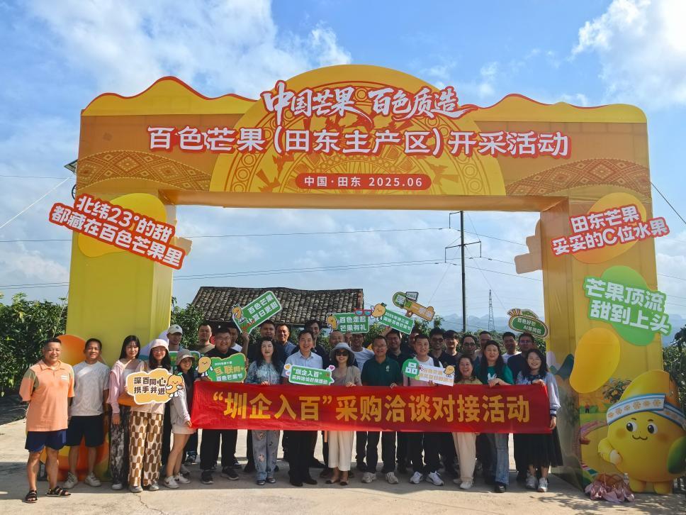 深企组团赴百色，产销对接共促芒果产业发展