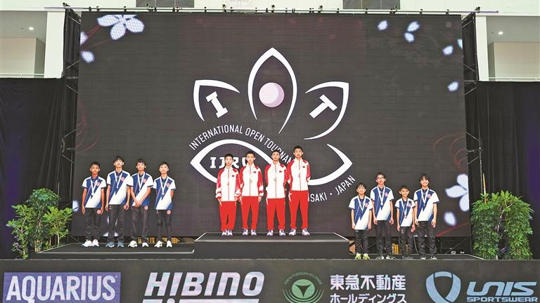 新华中学跳绳队首次代表中国出征世界跳绳锦标赛斩获两枚金牌