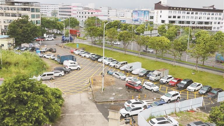马田石围“三步走”措施 巧解园区停车困局