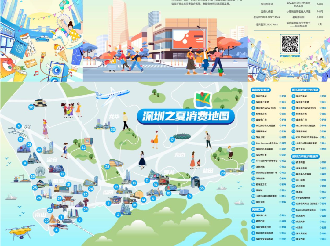 深圳，国际消费活力十足！19大商圈引领，国际友好消费地图发布