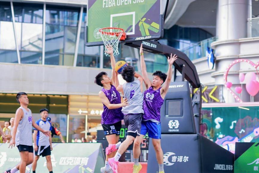以球会友点燃夏日激情，2025 FIBA OPEN 3×3观澜站举办