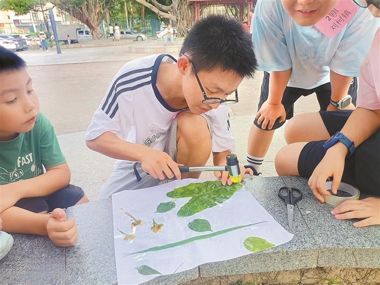 楼村社区:青少年行走城市打卡